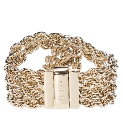 Shop Max Mara Radura Chain Bracelet In Gold