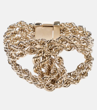 Shop Max Mara Radura Chain Bracelet In Gold