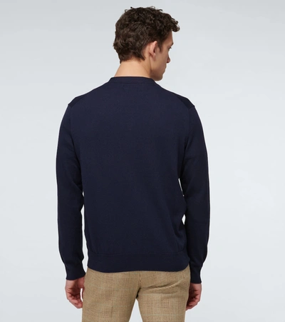 Shop Polo Ralph Lauren Cotton Cardigan In Blue