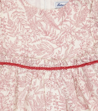 Shop Tartine Et Chocolat Liberty-print Cotton Dress In Red