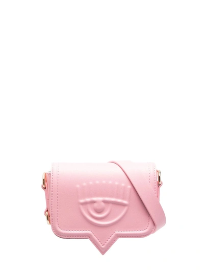 Shop Chiara Ferragni Embossed-detail Belt Bag In Pink