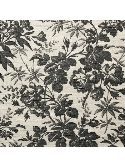 Shop Gucci Herbarium Print Wallpaper 100cmx7mt In White