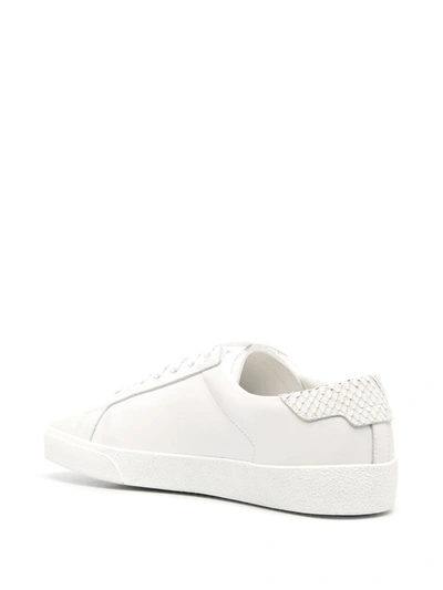 Shop Saint Laurent Court Classic Sl/06 Sneakers In White