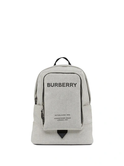 Shop Burberry Logo-print Backpack In Black
