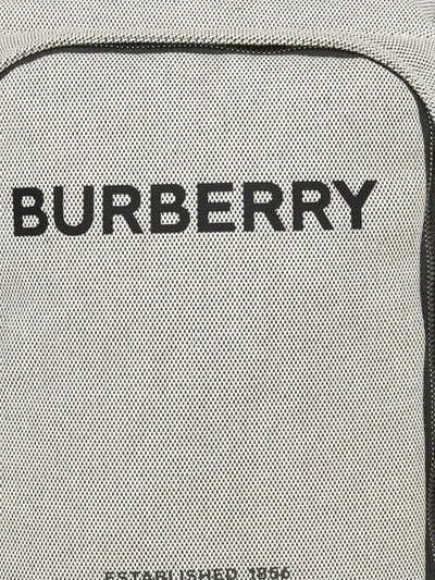 Shop Burberry Logo-print Backpack In Black