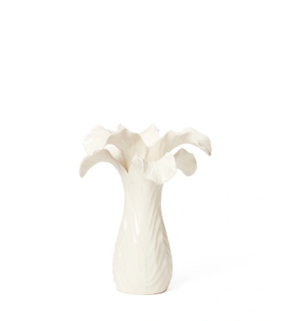 Shop Tory Burch Lettuce Ware Candlestick, Set Of 2 In White