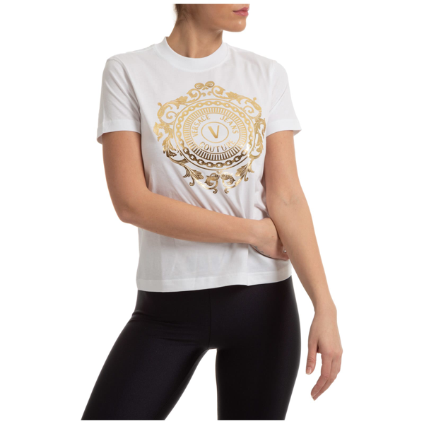 Versace Jeans Couture Versace T-shirt Bianca Donna In Bianco | ModeSens