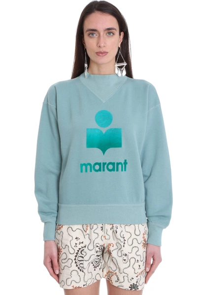 Shop Isabel Marant Étoile Sweatshirt In Green Cotton