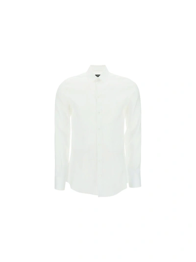 Shop Dolce & Gabbana Dolce & Gabanna Shirt In Off White