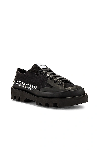 Shop Givenchy Clapham Low Top Shoe In Black