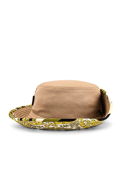Shop Versace Hat In Camel