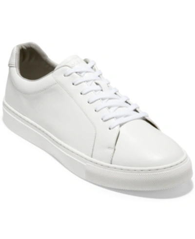 Shop Cole Haan Men's Grand Series Jensen Sneakers In White