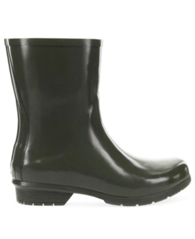 Shop Chooka Women's Polished Waterproof Rain Boots Women's Shoes In Olive
