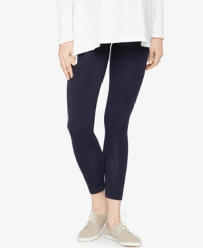 Shop A Pea In The Pod Luxe Ultra Soft Maternity Leggings In Navy