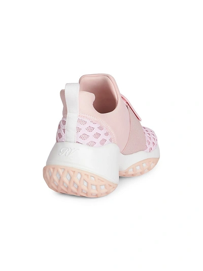 Shop Roger Vivier Women's Viv Run Sneakers In Light Pink