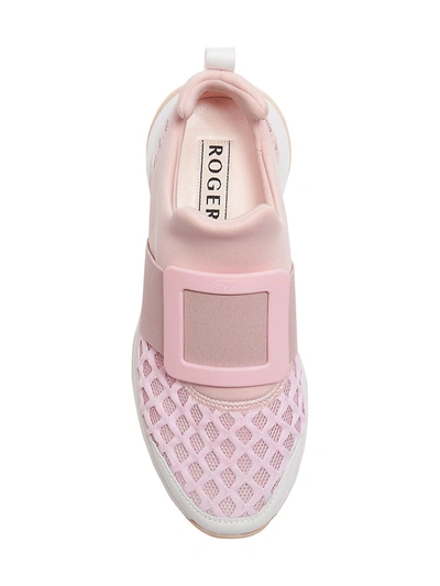 Shop Roger Vivier Women's Viv Run Sneakers In Light Pink