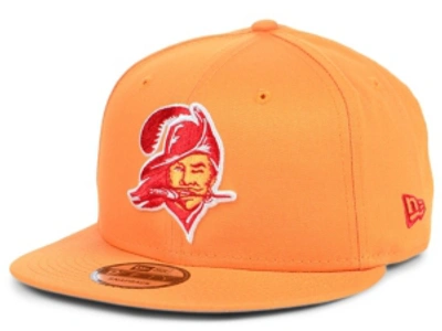 Shop New Era Tampa Bay Buccaneers Basic 9fifty Snapback Cap In Orange