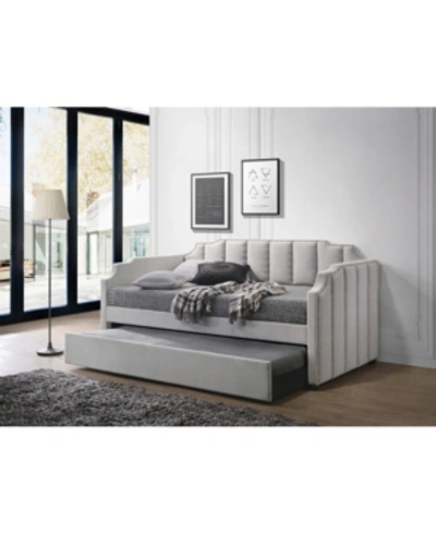 Shop Acme Furniture Peridot Twin Daybed With Trundle In Gray
