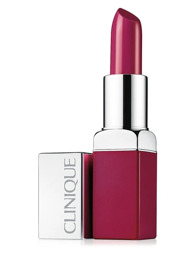 Shop Clinique Women's Pop Lip Colour And Primer In Raspberry Pop