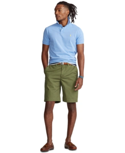 Shop Polo Ralph Lauren Men's 10-inch Relaxed Fit Chino Shorts In Army Olive