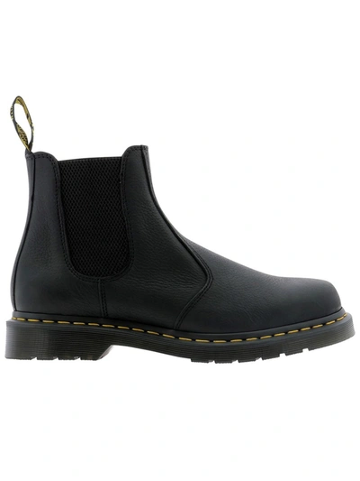 Shop Dr. Martens' Black Leather Ankle Boots