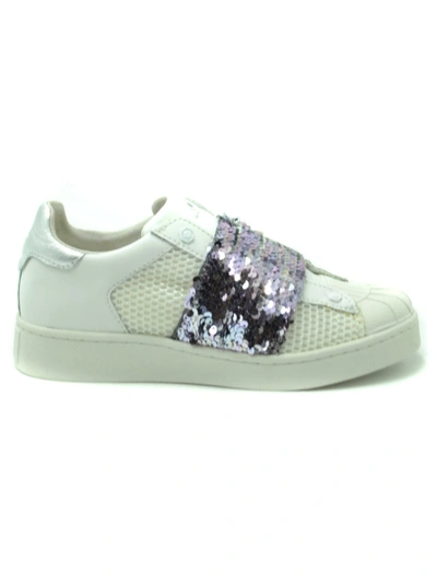 Shop Moa Master Of Arts White Leather Sneakers