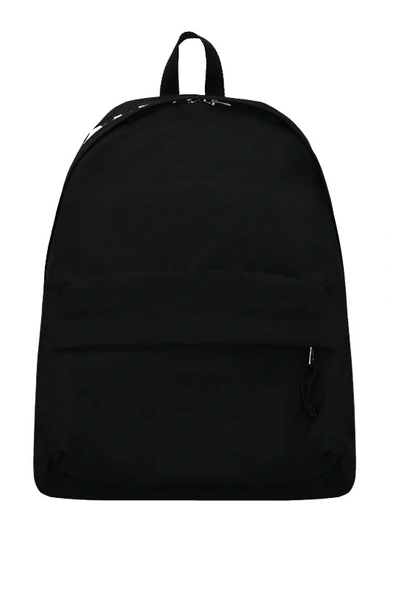 Shop Balenciaga Black Nylon Backpack