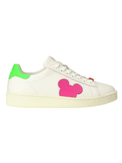 Shop Moa Master Of Arts White Leather Sneakers In Neutrals