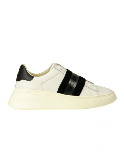 Shop Moa Master Of Arts White Leather Slip On Sneakers