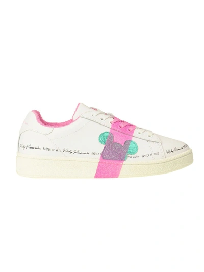 Shop Moa Master Of Arts White Leather Sneakers