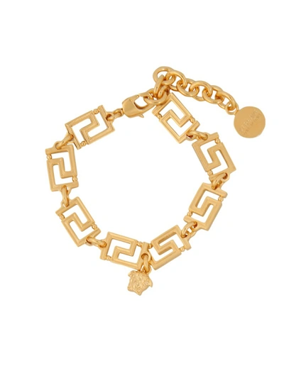 Shop Versace Gold Brass Bracelet