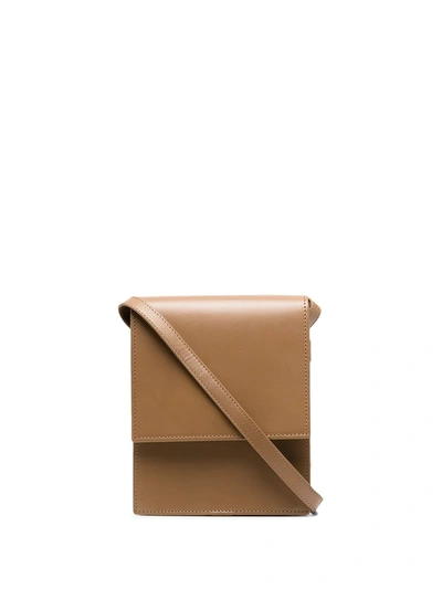 Shop Lemaire Small Satchel Shoulder Bag In Brown