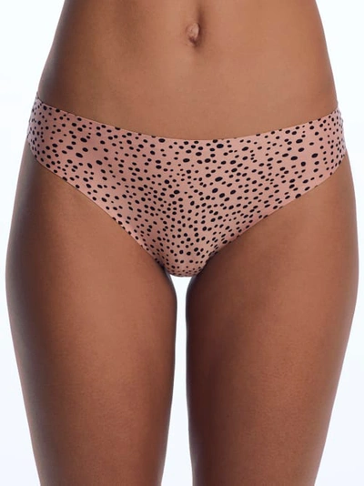 Shop Chantelle Soft Stretch Thong In Spots