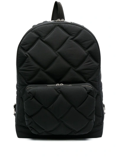 Shop Bottega Veneta Quilted Backpack In Black