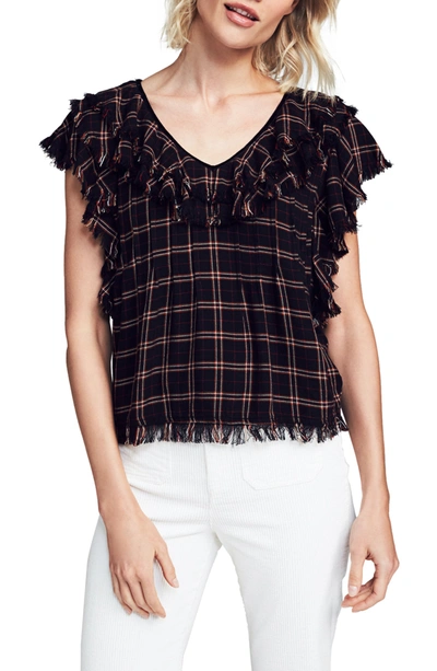 Shop Faherty Brand Yosepha Blouse In Harper Plaid