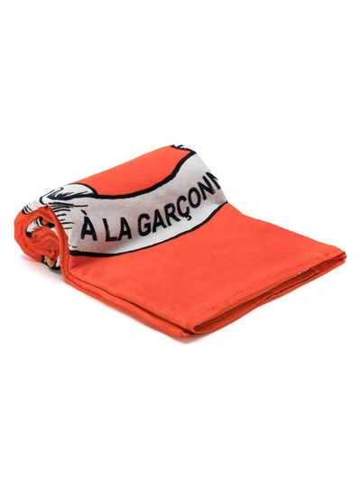 Shop À La Garçonne 'âncora'  + Karsten Towel In Red