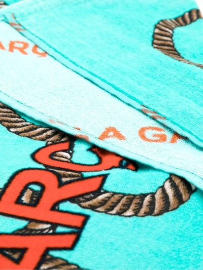 Shop À La Garçonne 'cordas'  + Karsten Towel In Blue