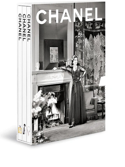 Shop Assouline Chanel 3-book Set In White