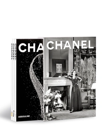 Assouline Chanel 3-book Slipcase Set In White