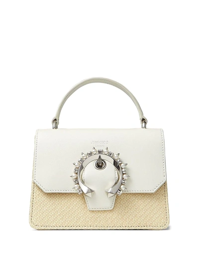 Shop Jimmy Choo Madeline Tote Bag In Neutrals