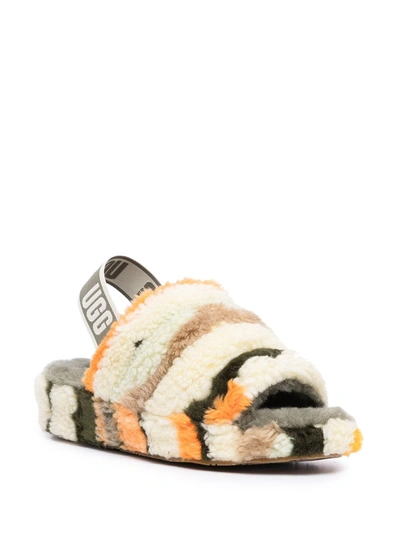 Shop Ugg Fluff Yeah Cali Slippers In Multicolour
