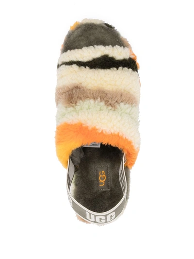 Shop Ugg Fluff Yeah Cali Slippers In Multicolour
