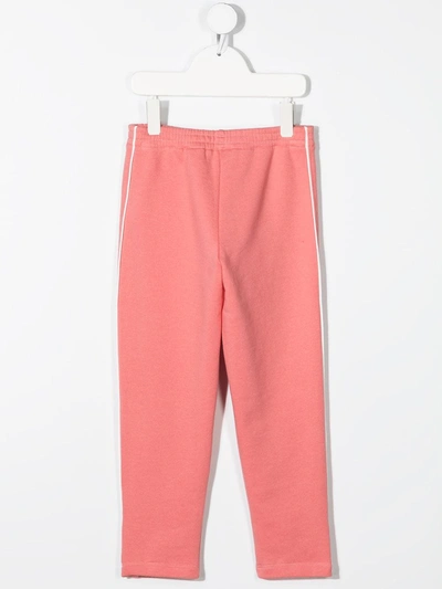 Shop Gucci Logo-print Track Pants In Pink