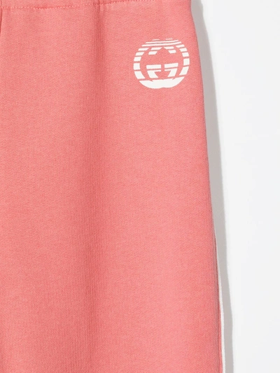 Gucci Logo-print Track Pants In Pink