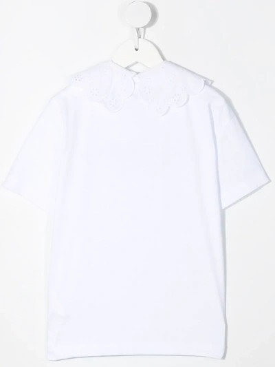 Shop Philosophy Di Lorenzo Serafini Logo-print Short-sleeved T-shirt In White