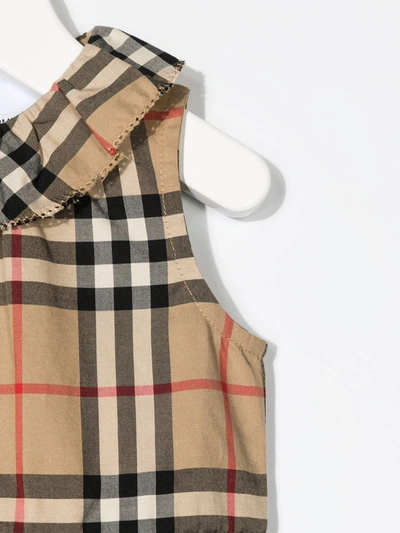 Shop Burberry Vintage Check-print Body In Brown