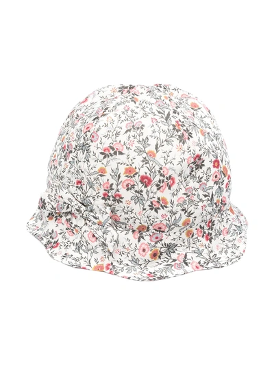 Shop Tartine Et Chocolat Floral Print Hat In Pink