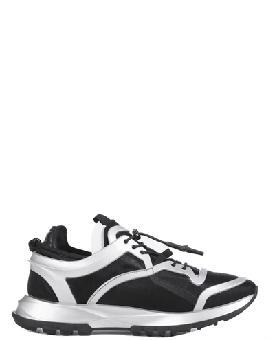 Shop Givenchy Black Spectre Runner Cage Sneakers In Nero/argento