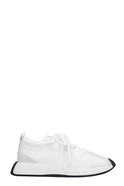 Shop Giuseppe Zanotti Ferox Sneakers In White Leather