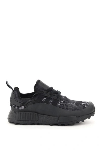 Shop Adidas Originals Nomad Nmd R1 Trail Gore-tex Sneakers In Black (black)